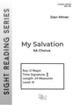 My Salvation SA choral sheet music cover